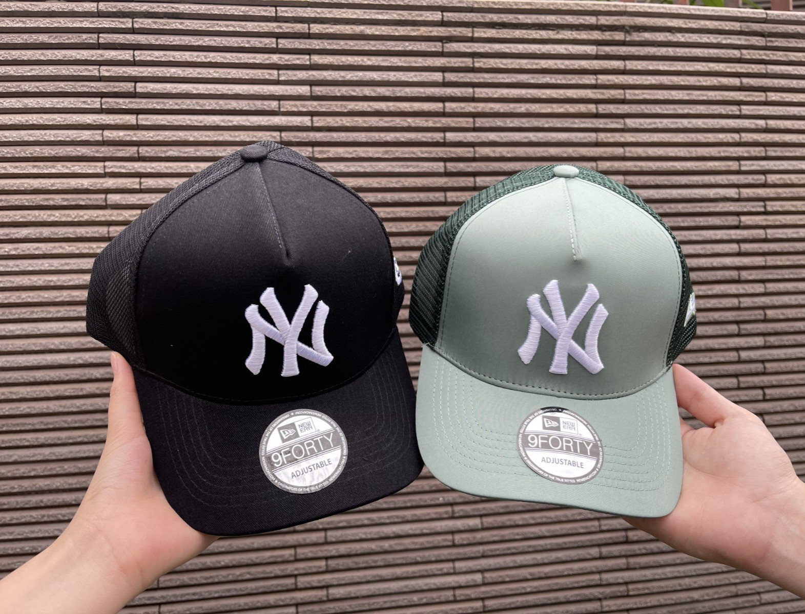 Adjustable Mesh Back Snapback Cap Ny Logo