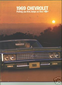1969 Chevy Big Cars/Caprice/Impala Sales Catalog - Picture 1 of 1