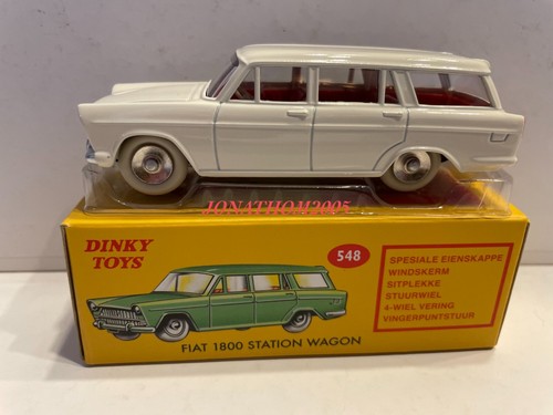 Dinky Toys Atlas Fiat 1800 Estación Wagon Blanco Navidad 2013 Intercambio 548 - 第 1/4 張圖片