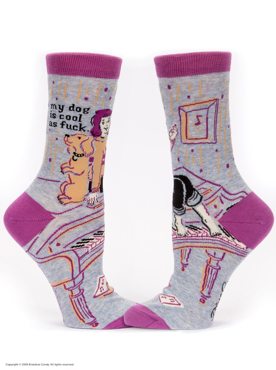Women's Dog Socks Funny RUDE Hilarious Joke Novelty Amusing Cheeky Gift Present