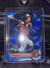 2022 Bowman Chrome Sapphire #BCP206 Cesar Prieto (Orioles)