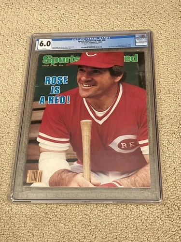 Sports Illustrated CGC 6.0 White Pages (Pete Rose is a Red) #001