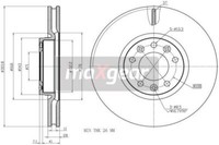 2X Maxgear 19-2749 Bremsscheibe FüR CitroËN DS Opel Peugeot Vauxhall