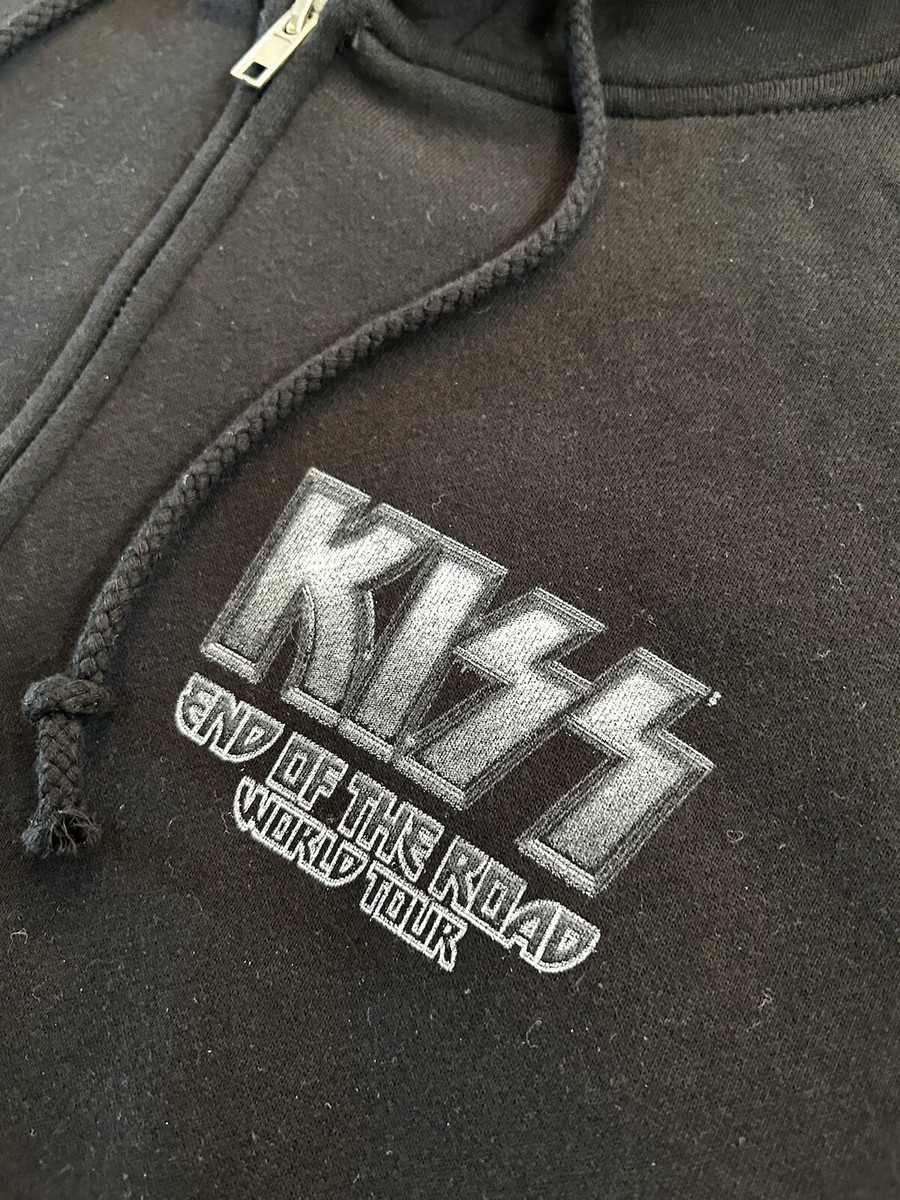 Kiss End Of The Road Tour Hoodie Men's Size 2XL XXL Rock