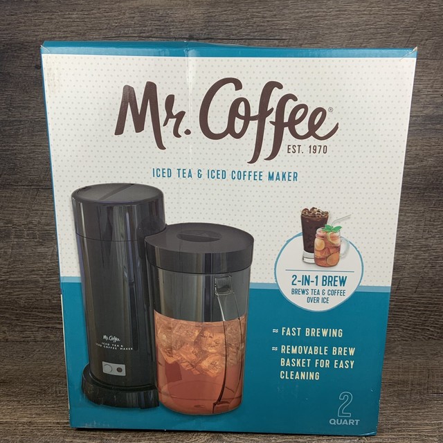 Mr. Coffee TM1 2qt. Iced Tea & Iced Coffee Maker Black for sale