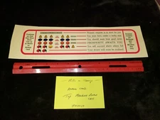 MILLS & JENNINGS ANTIQUE SLOT MACHINE REPRO REPLACEMENT AWARD CARD #ACW139