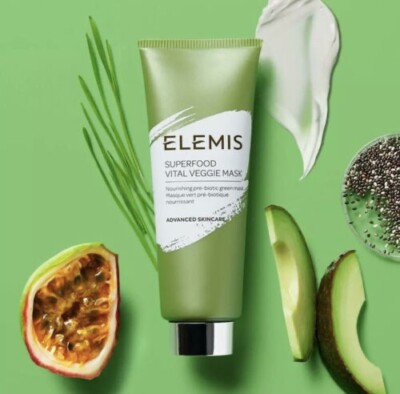 Elemis Superfood Vital Veggie Face Mask - 2.5oz / 75ml Bottle Sealed New