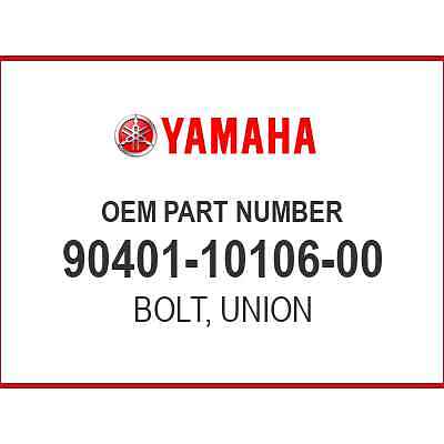 Yamaha BOLT, UNION(1HX) 90401-10106-00 OEM NEW | eBay