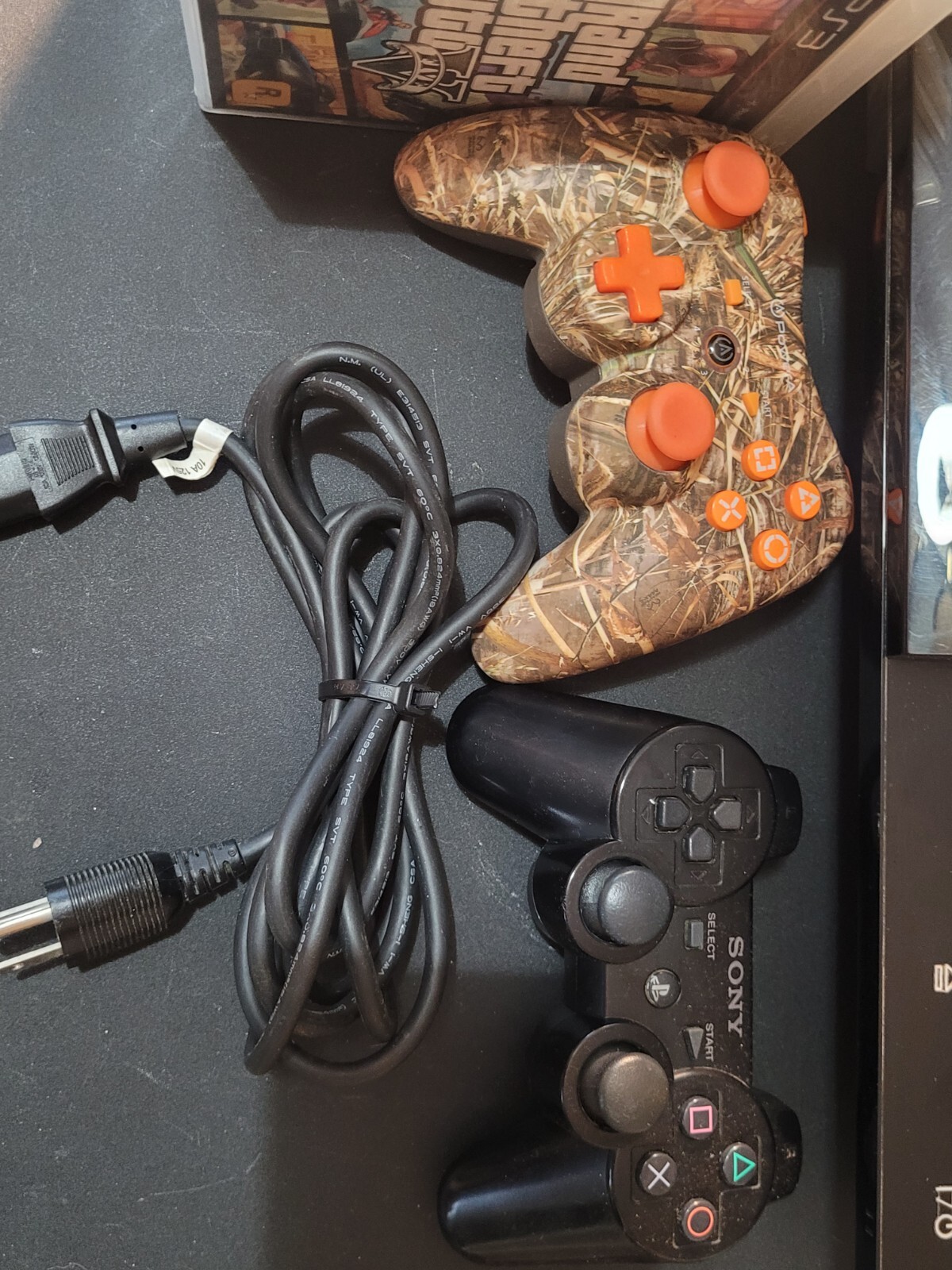 Sony PlayStation 3 PS3 80GB Model CECHK01 Fat Console Black w Games eBay