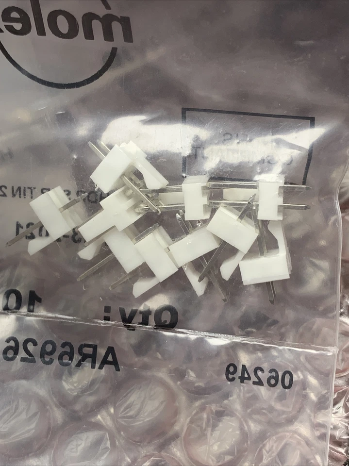  Nuevo Lote de 5 en Bolsa de Fábrica Conector WALDOM MOLEX 22-23-2021-P (PAQUETE de 10) Foto 4 de 4