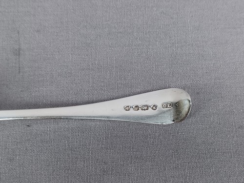 Charles Lias London Sterling Silver 5 1/2 Inch Spoon Circa 1844 - Picture 6 of 9