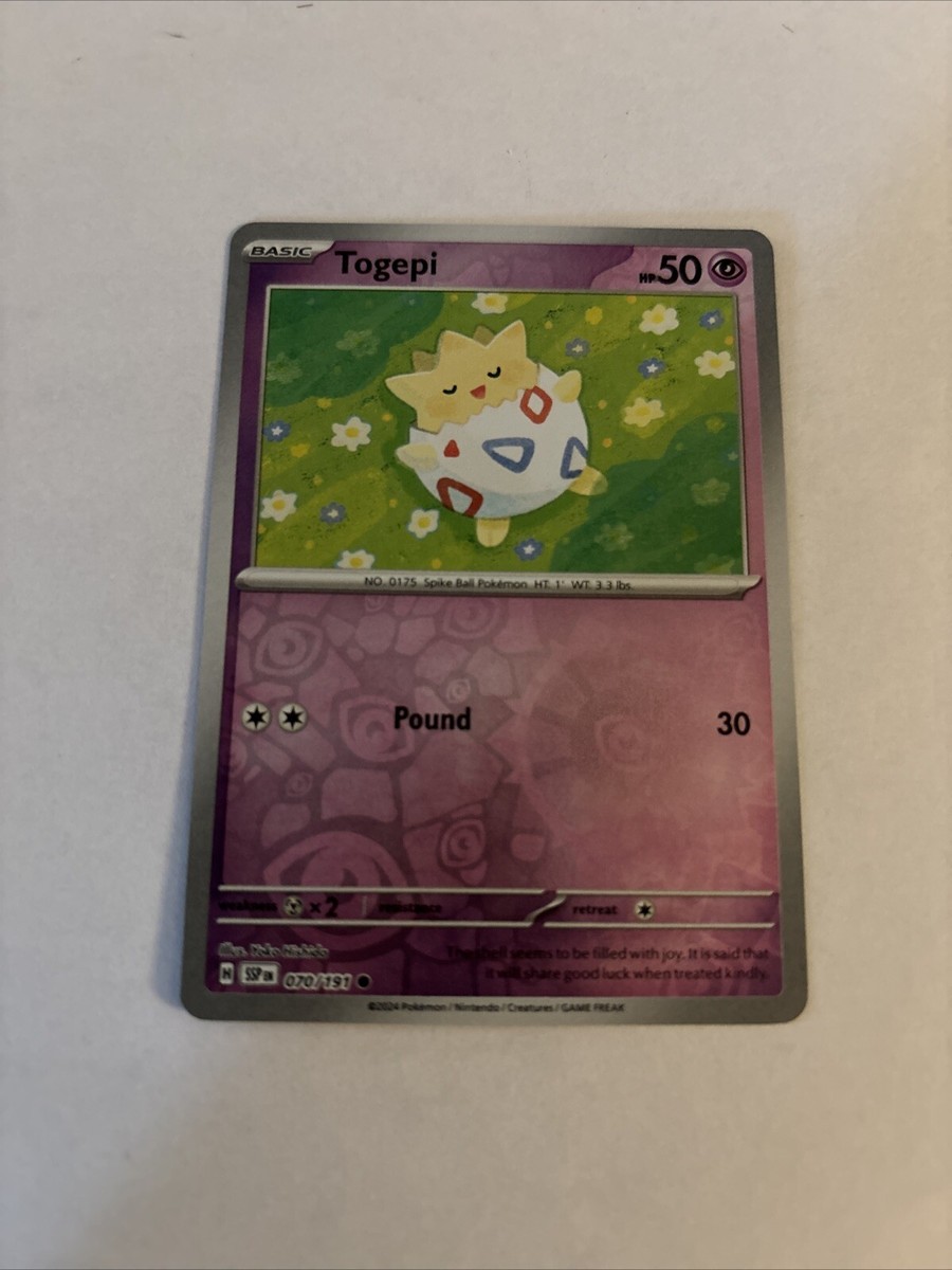 Togepi 070/191 Sv08: Surging Sparks Reverse Holo | eBay