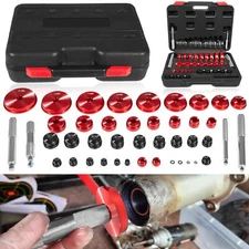 43 Piece Bearing Race and Seal Driver Bearing Press Kit Set Metric SAE Adapters