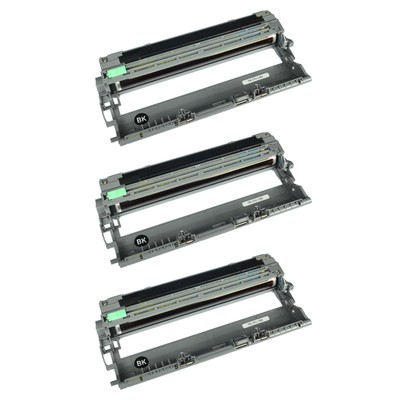 3PK Black High Yield Drum Unit DR210 For Brother MFC-9120CN 9320CW 9325CW 9125CN
