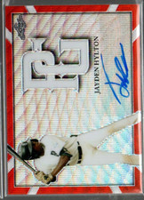 2021 Leaf Perfect Game Showcase Metal Red Wave #BAJH2 Jayden Hylton Auto /3