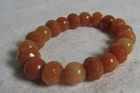 VINTAGE COSTUME JEWELRY NATURAL STONE STRETCH BRACELET
