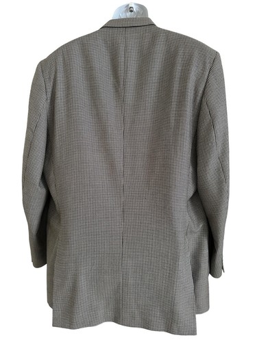 Jack Victor Mens Blazer Pure Cashmere Houndstooth SELBYWOOD $1,395 Sz 48L Long - Picture 6 of 15