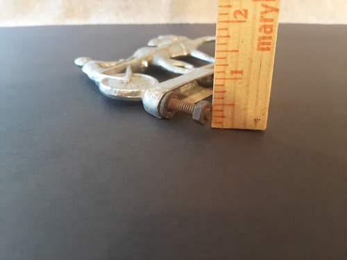 Vintage Automobile Hood Ornament or Trophy Topper Jockey Cart Sulky Horse Races - Picture 5 of 12