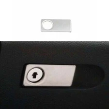 Silver Titanium 2007-14 For Benz C-Class Co-Pilot Storage Box Handle Cover Trim