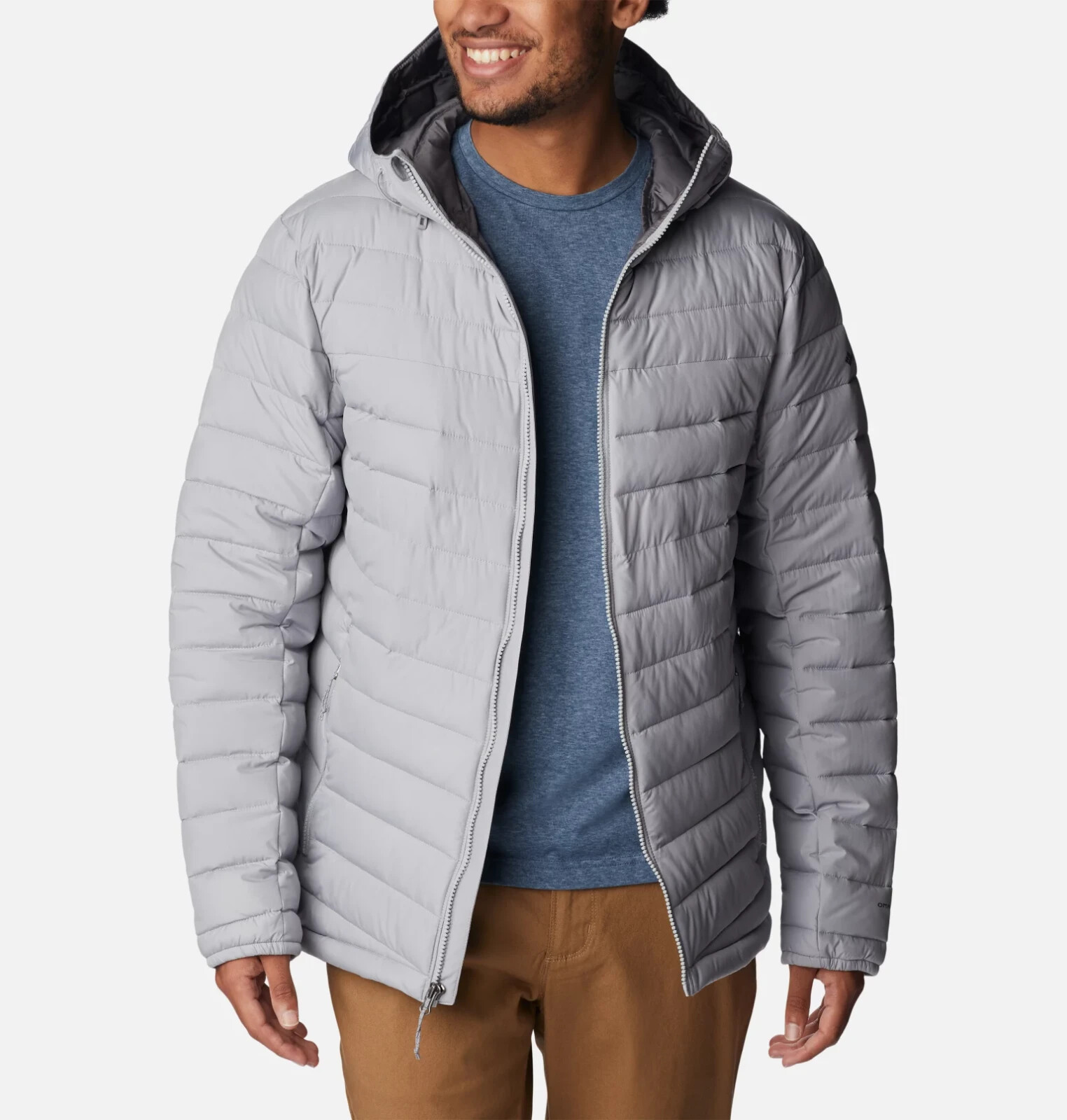 mens grey insulated jacket