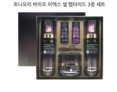 TONYMOLY Bio EX Cell Peptide 3 Set New Toner Emulsion Cream Korea Antiaging Care