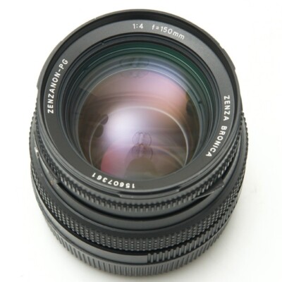 Zenza Bronica Zenzanon-PG 150mm f/4 Lens for GS-1 – Very Good Clean  Optics