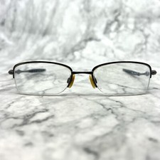 Oakley Sculpt 2.0 Eyeglasses Pewter Gray Half Rim Metal Frames 50-18-139