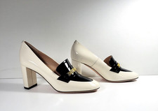 NIB BALLY DAHLIA Bone Patent Leather Pump Size 6.5-US 870.00