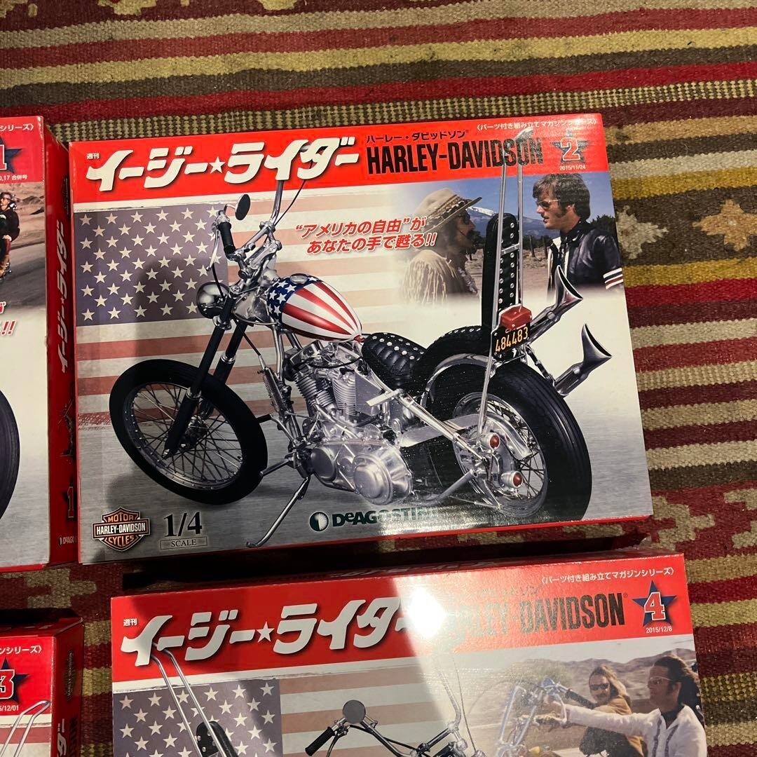 DeAGOSTINI Harley-Davidson Easy Rider Billy Bike Complete Set of 7