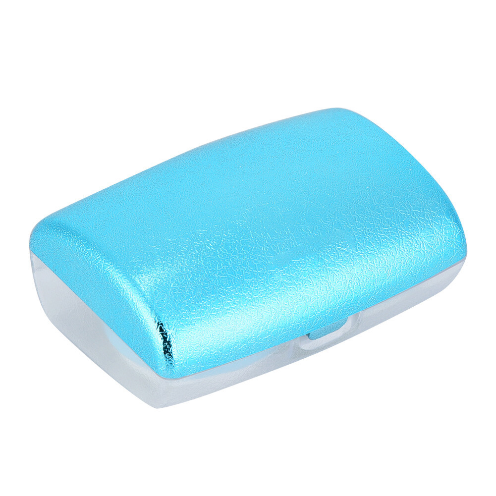 (Blue)Contact Lenses Storage Box Contact Lens Case Container Holder Box