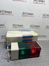 Patlite KJ-202-RG square multi-layer rotary warning light DC24V   C-15