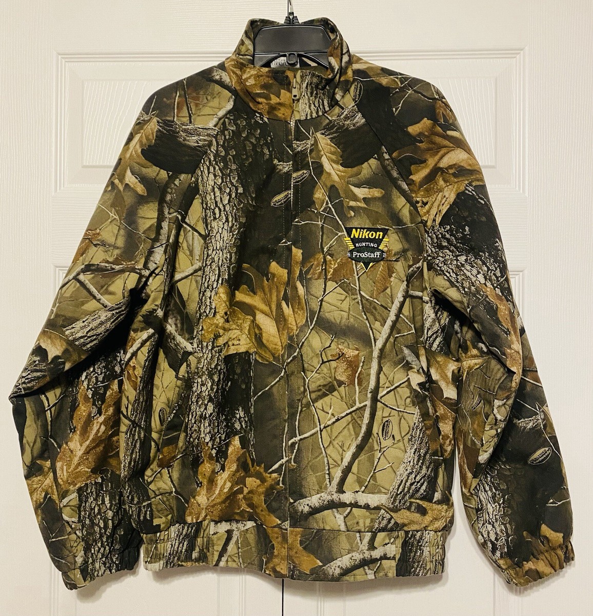 Nikon Hunting Pro Staff Jacket Mens Small Realtre Hardwood Camo