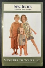 Indygo Junction IJ827 (Girls Sizes: 2T-8T) Sew Pattern | Girls Tops, Pants *NEW*