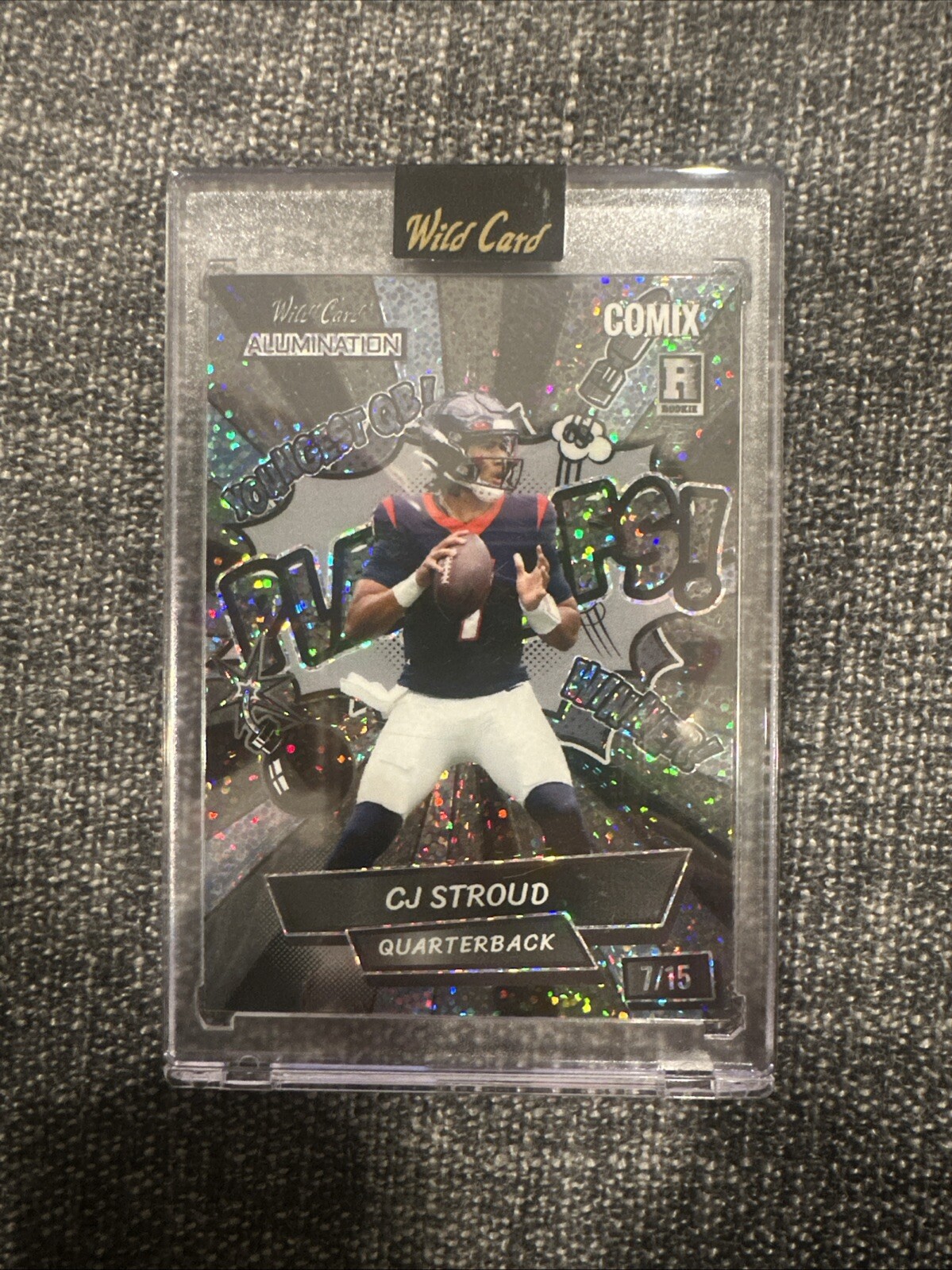 CJ Stroud Wild Card Alumination Comix 7/15 Number Match