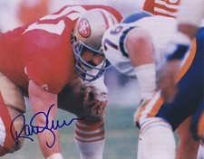 Randy Cross #0  8x10 Signed w/ COA San Francisco 49 ers
