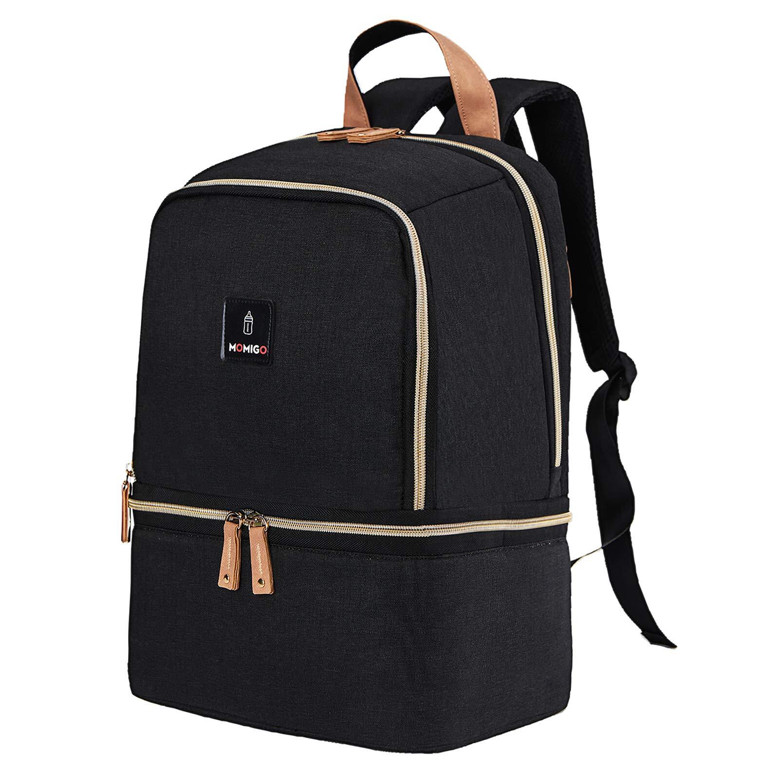 Breast Pump Bag Backpack - Cooler and Moistureproof Bag Double Layer for Moth...-image