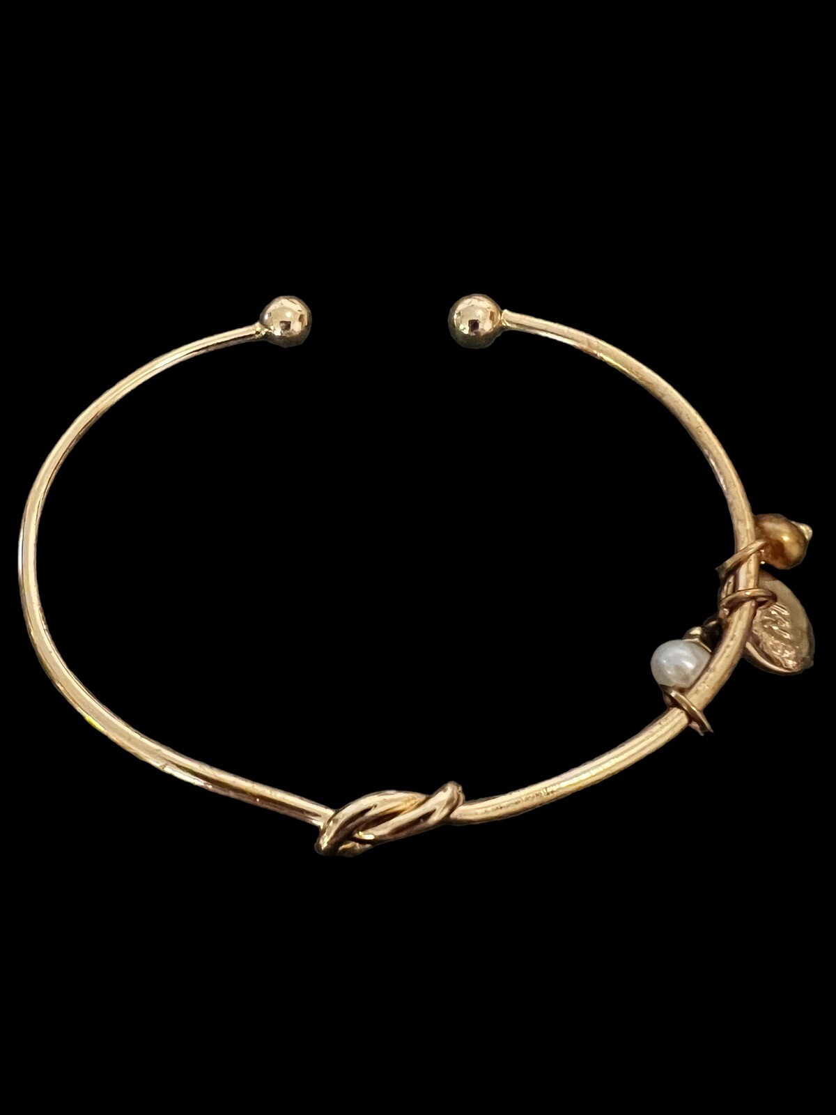 Personalized Knot Initial Bracelet Bangle Letter … - image 4