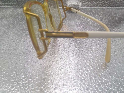 VINTAGE CAZAL Pink/White/Gold Women's Frames Preowned - Picture 2 of 4