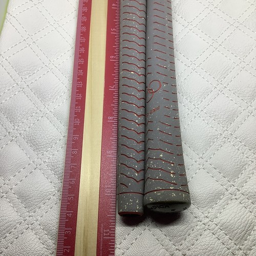 Juego de 2 anillos olímpicos vintage de golf Pride Grips Olympica gris naranja únicos - Imagen 12 de 14