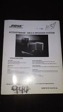 Bose acoustimass am. 3-II service manual original repair book stereo speaker