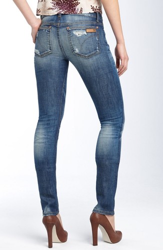 J de marca de mujer Delgado Elastizado Pantalones Vaqueros Tiro Bajo en  Phoebe 27 $180 | eBay