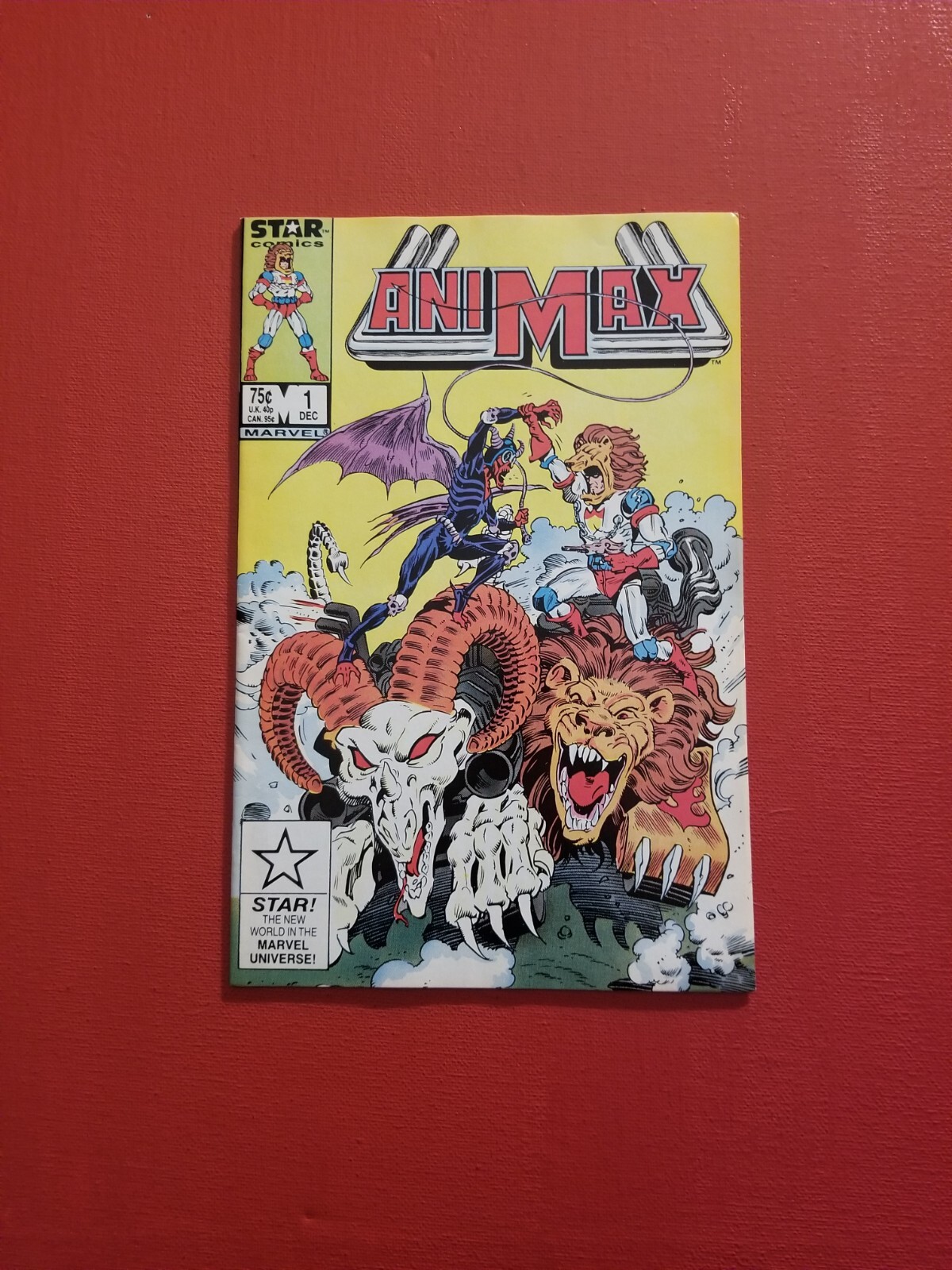 MARVEL COMICS / STAR COMICS ANIMAX #1 - VF/NM CONDITION - 1986