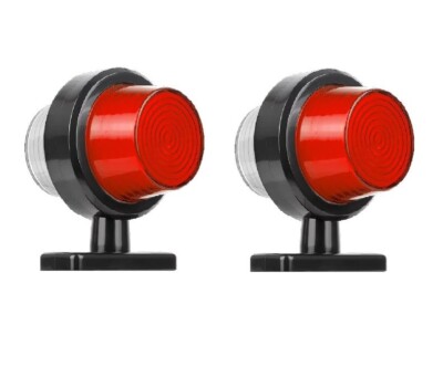 Feux De Gabarit Camping Car 2x Feux De Gabarit Et D'Encombrement Blanc Rouge 24V LED 8pcs 12V Norauto