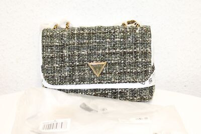 Guess OT874820 Olive Giully Tweed Crossbody Bag Damentasche Neu