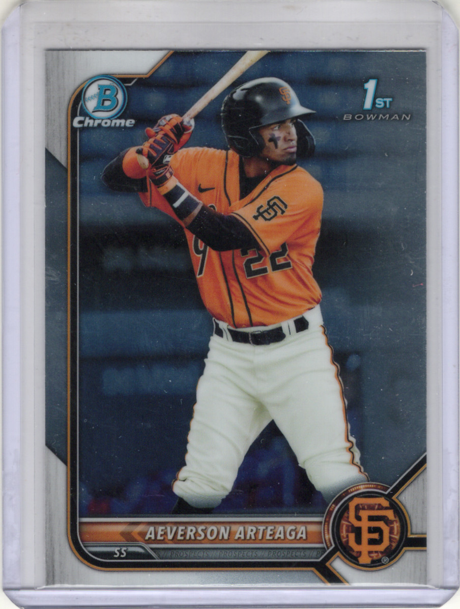 2022 Bowman 1st - Chrome Prospects Aeverson Arteaga #BCP-82