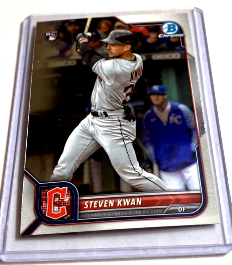 2022 Bowman Chrome #39- STEVEN KWAN Rookie RC Card.