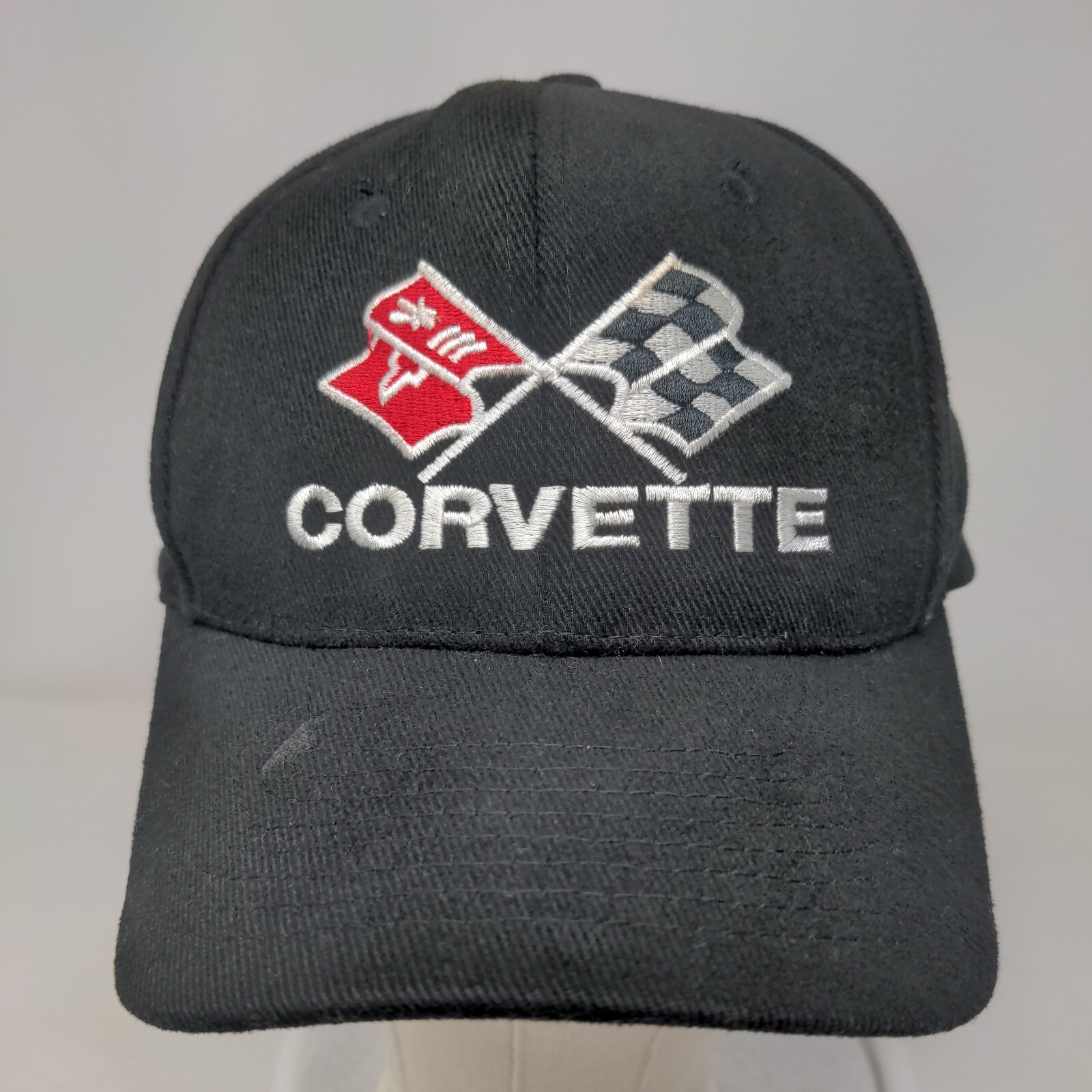 Corvette Strapback Hat Black One Size Adjustable … - image 2