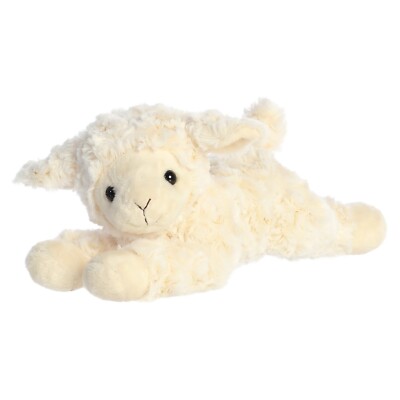 ebba - Small White Musicals! - 12'' Sweet Cream Lamb - Baby Stuffed Animal