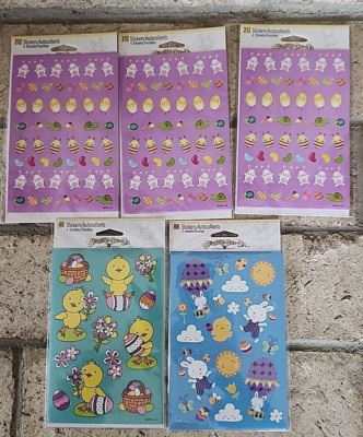 5 Pkgs. American Greetings Easter/Spring Stickety-Doo-Da Stickers