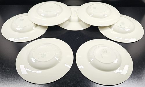 Set 7 zuppiere Wedgwood Wellesley vintage piatto floreale in rilievo Inghilterra MCM lotto - Foto 7 di 24